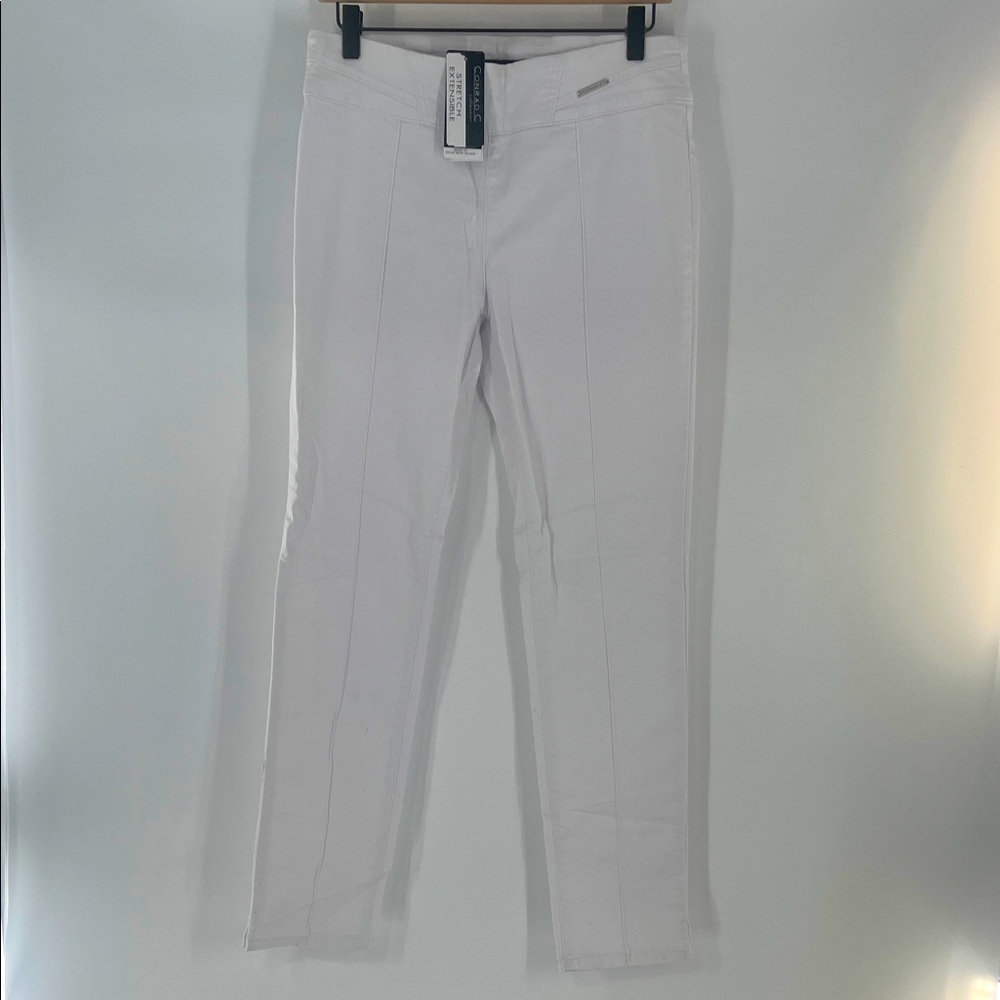 Conrad C Collection White Skinny Pants Size 8 NWT